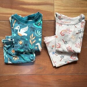 Carters & Dip Pajama Shorties Sets 3T Lot of 2 100% Cotton